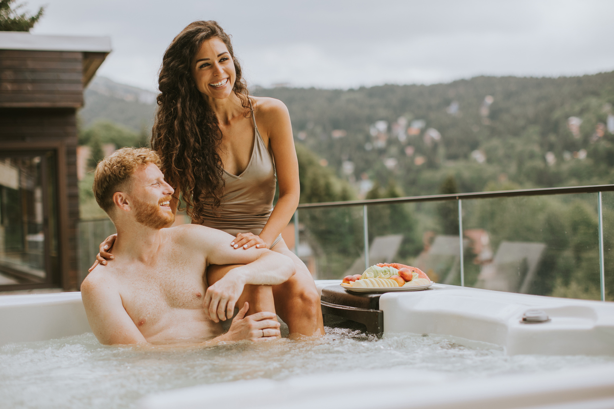 People in hot tub