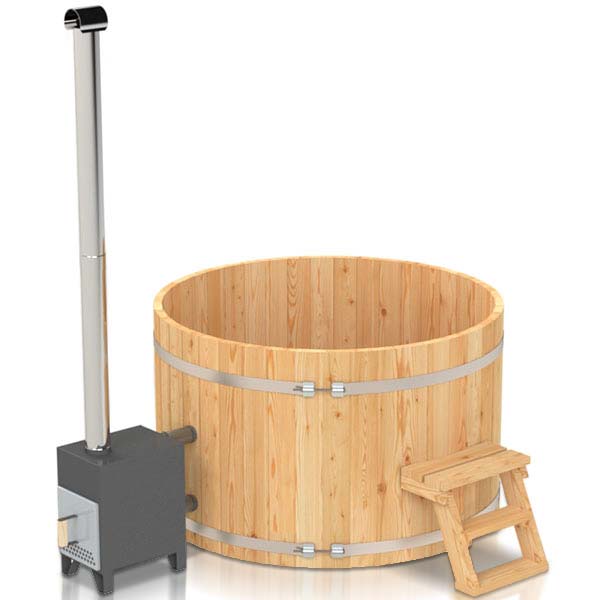 Thumbnail: Wooden Hot Tub - Outside Heater (4 - 12 Person)