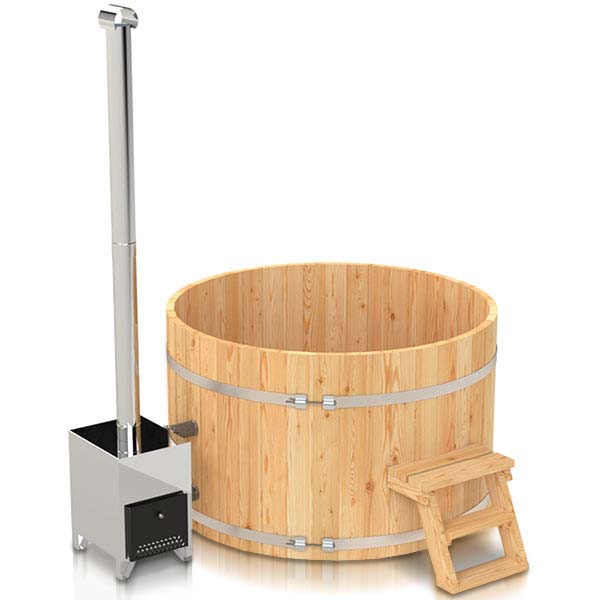 Thumbnail: Wooden Hot Tub - Outside Heater (4 - 12 Person)